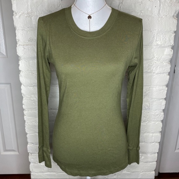 GAP Tops - Gap Olive Green Long Sleeve Top Size M